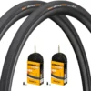 Continental Ultra Sport III 28" Faltreifen 2er-Set + Race Wide Schläuche 28 -Schwalbe Verkäufe 364517
