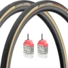 Vittoria Corsa G2.0 28" Faltreifen 2er Set Mit 2 Competition Latex Schläuchen