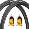 Continental Grand Prix 5000 28" Faltreifen 2er-Set + Race Schläuche 28 -Schwalbe Verkäufe 398897